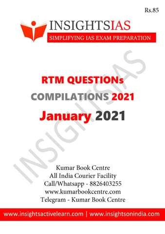 Insights on India Revision Through MCQs (RTM) - January 2021 - [PRINTED]