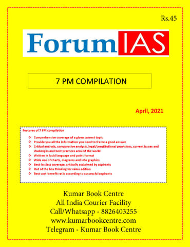 Forum IAS 7pm Compilation - April 2021 - [B/W PRINTOUT]