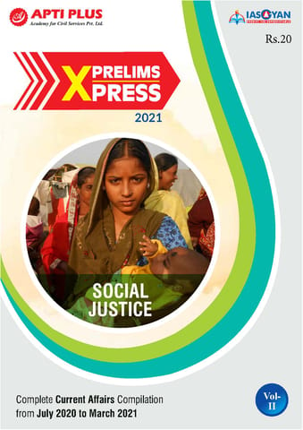 Apti Plus IAS Gyan Prelims Xpress 2021 - Social Justice - [PRINTED]