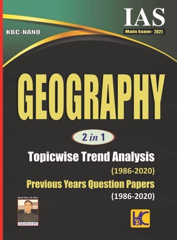 UPSC Mains 2021 Geography 2 in 1 Topicwise Trend Analysis (1986-2020) - KBC Nano