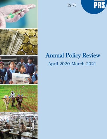 PRS Annual Policy Review - April 2020 to March 2021 - [B/W PRINTOUT]