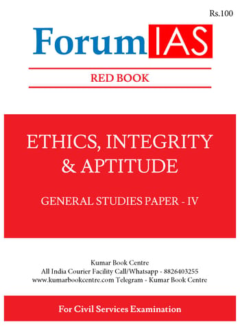 Forum IAS Red Book - GS 4 Ethics, Integrity & Aptitude - [B/W PRINTOUT]