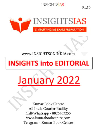 Insights on India Editorial - January 2022 - [B/W PRINTOUT]