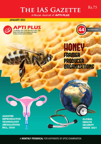 Apti Plus IAS Gyan IAS Gazette - January 2022 - [B/W PRINTOUT]