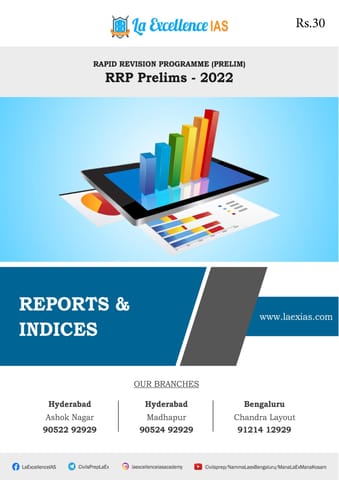 La Excellence Ready Reckoner RRP 2022 - Reports & Indices - [B/W PRINTOUT]