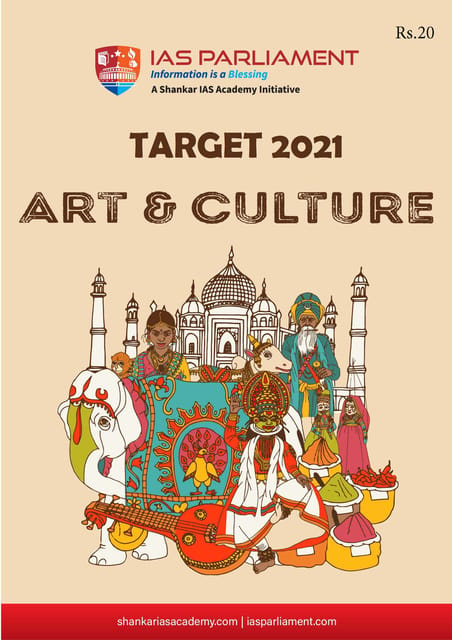 Shankar IAS Target PT 2021 - Art & Culture - [B/W PRINTOUT]