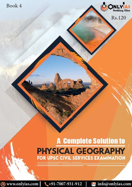 Physical Geography - General Studies GS Printed Notes 2022 - Only IAS - [B/W PRINTOUT]