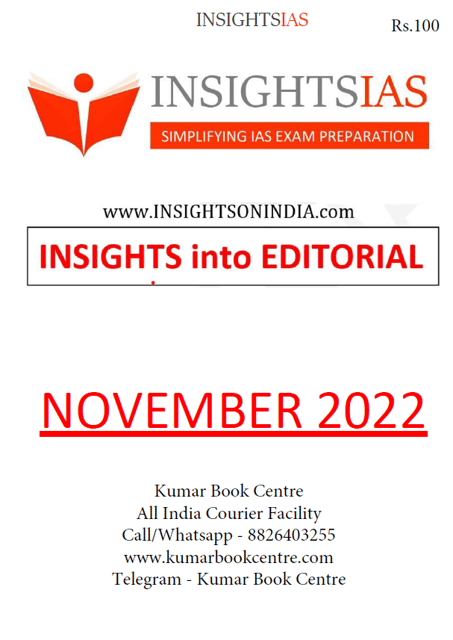 November 2022 - Insights on India Editorial - [B/W PRINTOUT]