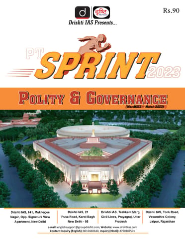 Polity & Governance - Drishti IAS PT Sprint 2023 - [B/W PRINTOUT]