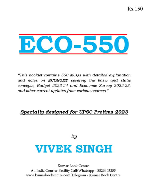 ECO 550 with Explanation 2023 - Vivek Singh - [B/W PRINTOUT]