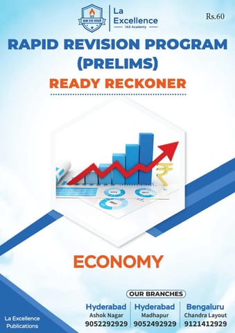 Economy - La Excellence Ready Reckoner Program RRP Prelims 2023 - [B/W PRINTOUT]