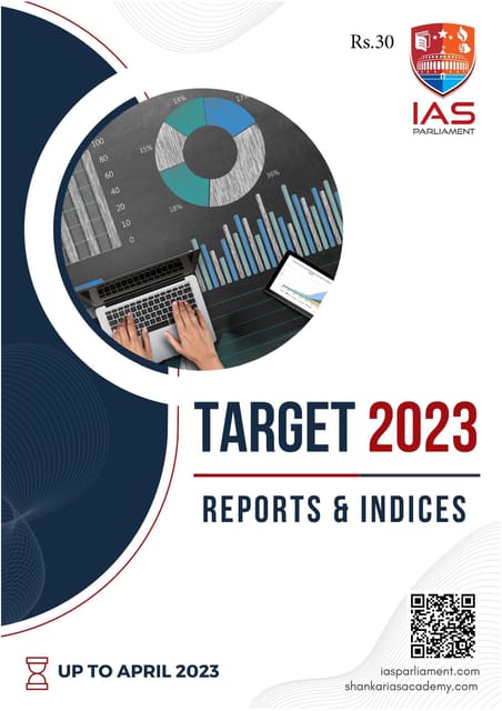 Reports & Indices - Shankar IAS Target PT 2023 - [B/W PRINTOUT]