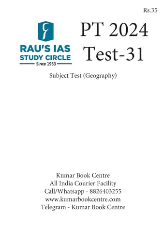 (Set) Rau's IAS PT Test Series 2024 - Test 31 to 35 - [B/W PRINTOUT]