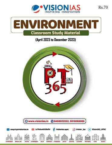 Environment - Vision IAS PT 365 2024 - [B/W PRINTOUT]