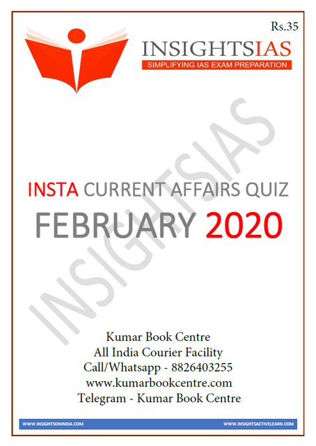 Insights on India Daily Quiz - February 2020 - [PRINTED]