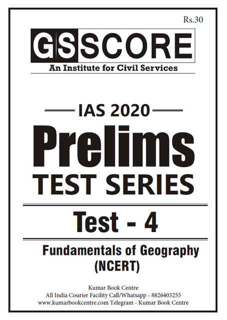GS Score PT Test Series 2020 - Test 4 - [PRINTED]