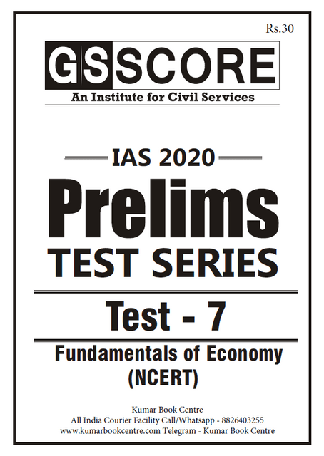 GS Score PT Test Series 2020 - Test 7 - [PRINTED]