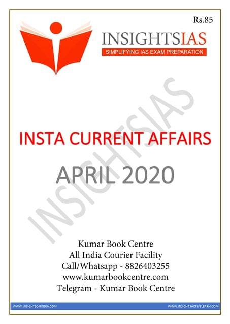 Insights on India Monthly Current Affairs - April 2020 - [PRINTED]