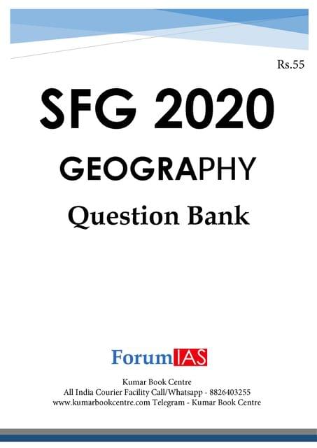 Forum IAS PT Test Series 2020 - SFG Test (Geography) - [PRINTED]
