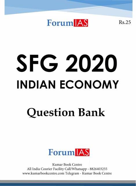 Forum IAS PT Test Series 2020 - SFG Test (Economy) - [PRINTED]