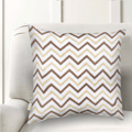 Greek Key Pattern Embroidered Cushion Cover