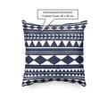 Blue African Embroidered Cushion Cover