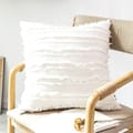 Blush Tassel Stripe Cushion Cover
