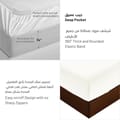 360° Elasticated  Fitted Sheet Set 1 Piece King White