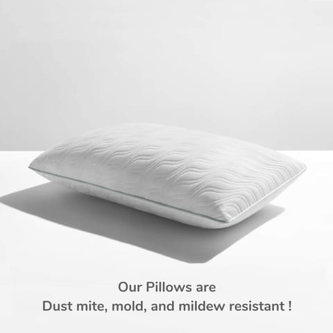 Premium Hotel Pillow 1-Piece(1600 g) Size 50x75 cm Luxury Down Alternative Filling With Natural Cotton Cover Skin-Friendly