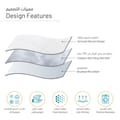 6-Piece Super Luxurious Italian Jacquard Fabric Comforter Set, King 260 x 240 cm, White