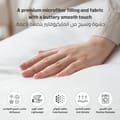 Comforter Set 6-Pcs Double Size All Season Reversible Microfiber Printed Comforter Bedding Set With Super Soft Down Alternative Filling, Dawn Pink