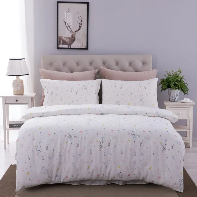 Donetella Kc | 5 Pcs Comforter Set | Twin Size |  Removable Duvet Cover Combo | Ivory