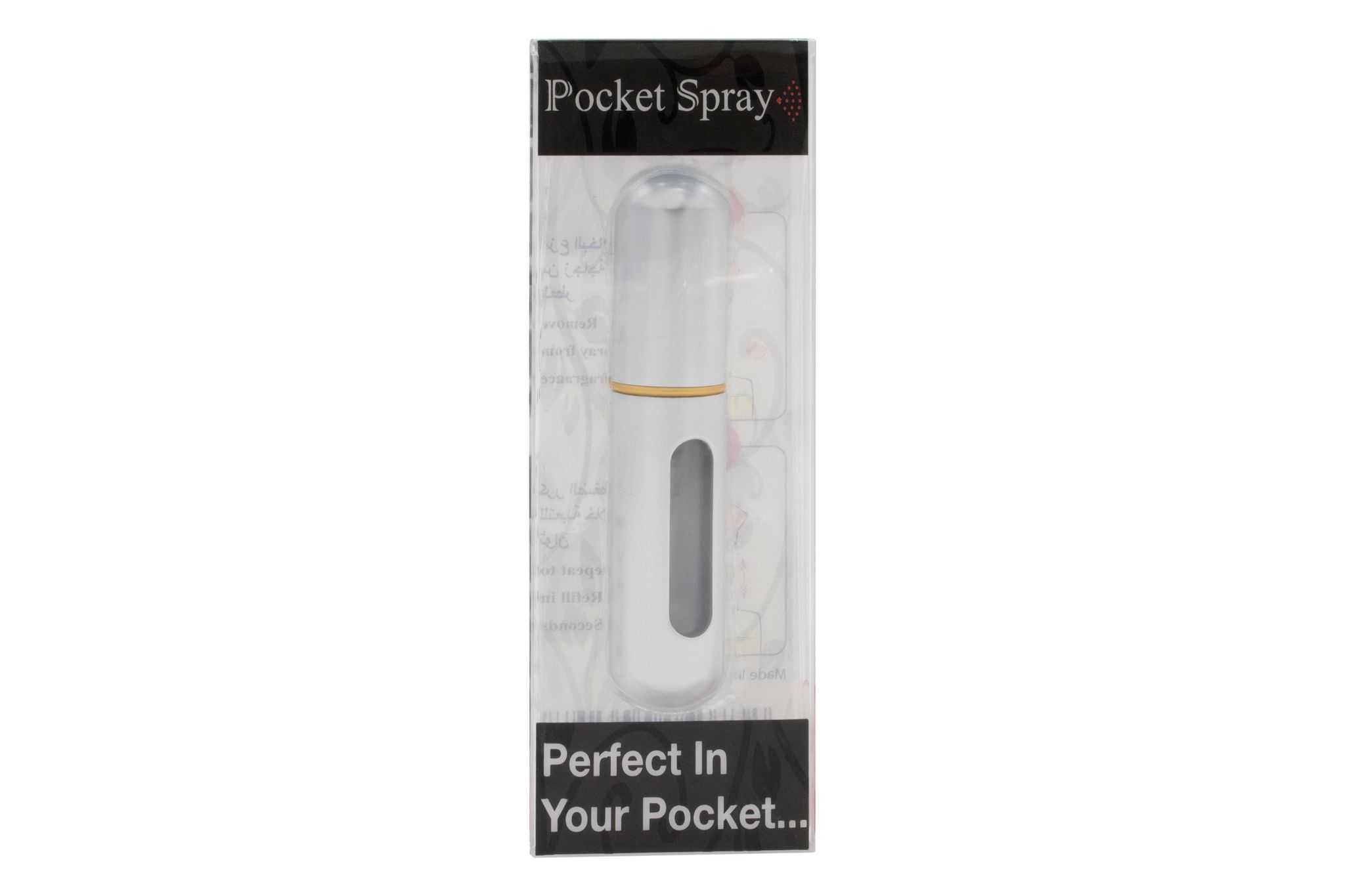 Refillable Spray Mini Perfume Bottle-Silver
