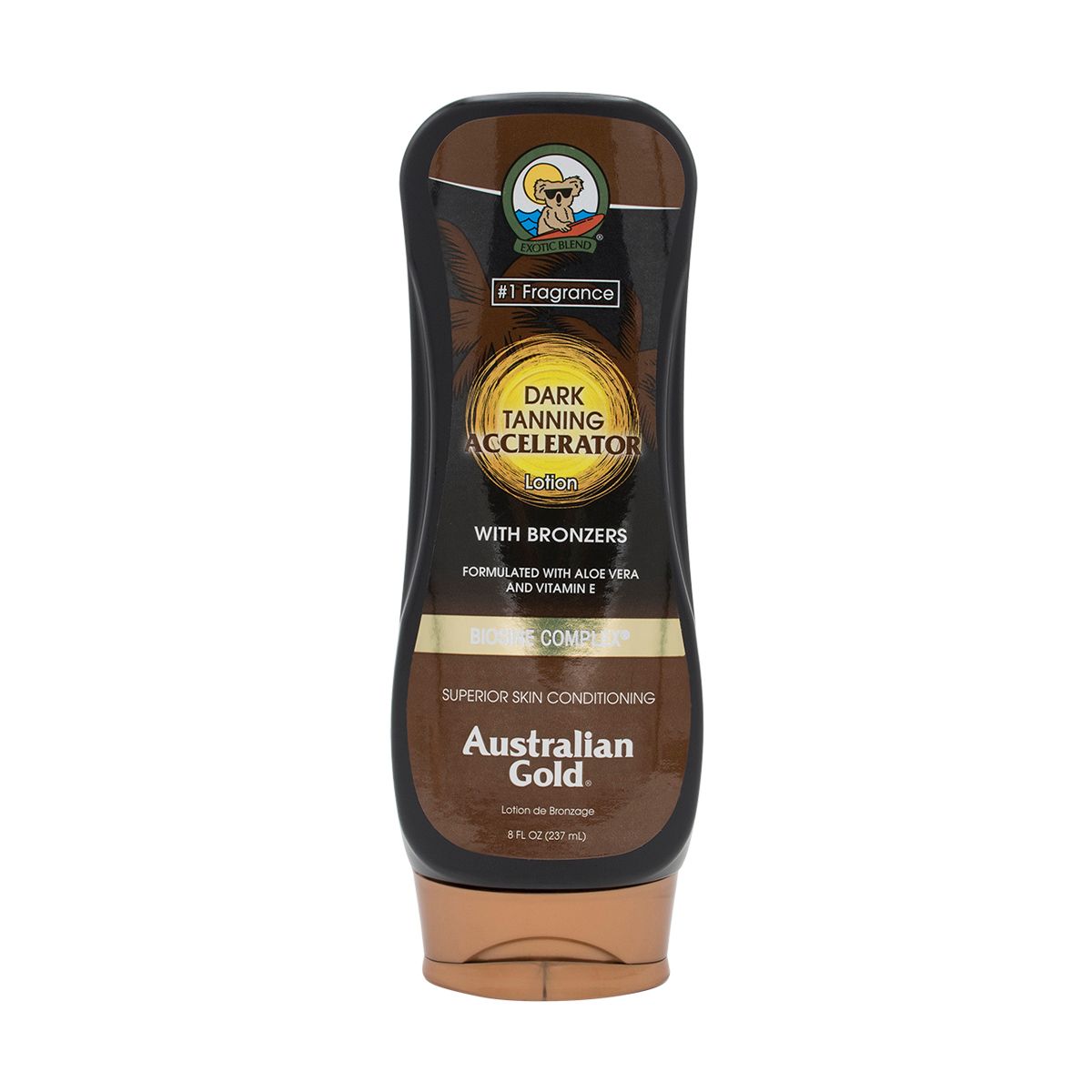 Dark Tanning Accelerator Lotion With Bronzers 237 Ml