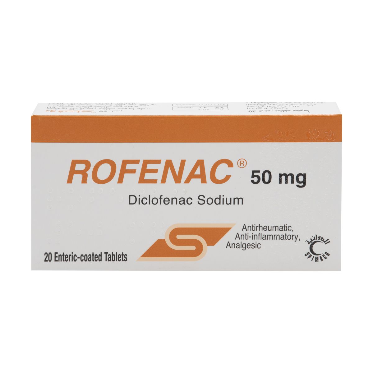 ROFENAC 50 Mg Tablet 20Pcs
