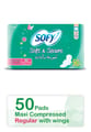 Soft And Secure 50 Pads Regular.