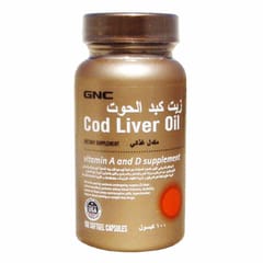 Cod Liver Oil 100 Soft Gels Capsules