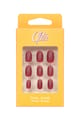 Press-On Nails Oval Tango Red  #5
