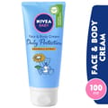 Baby Face & Body Daily Protection Cream, Calendula Extract, 100ml