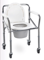 Toilet Chair (Commod) With Wheels