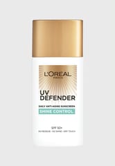 UV Defender Shine Control Daily Anti-Ageing Sunscreen SPF 50+ with Airlicium 50ml