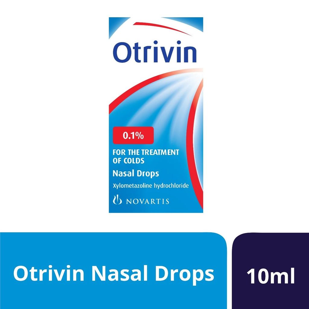 OTRIVIN 0.1% Nasal drop 10Ml
