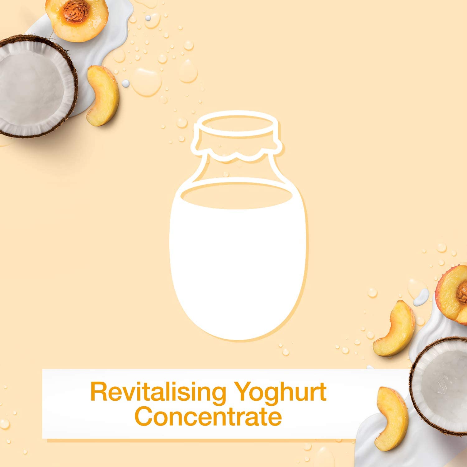 Vita-Rich Indulging Body Wash Yogurt, Peach & Coconut 250 ml