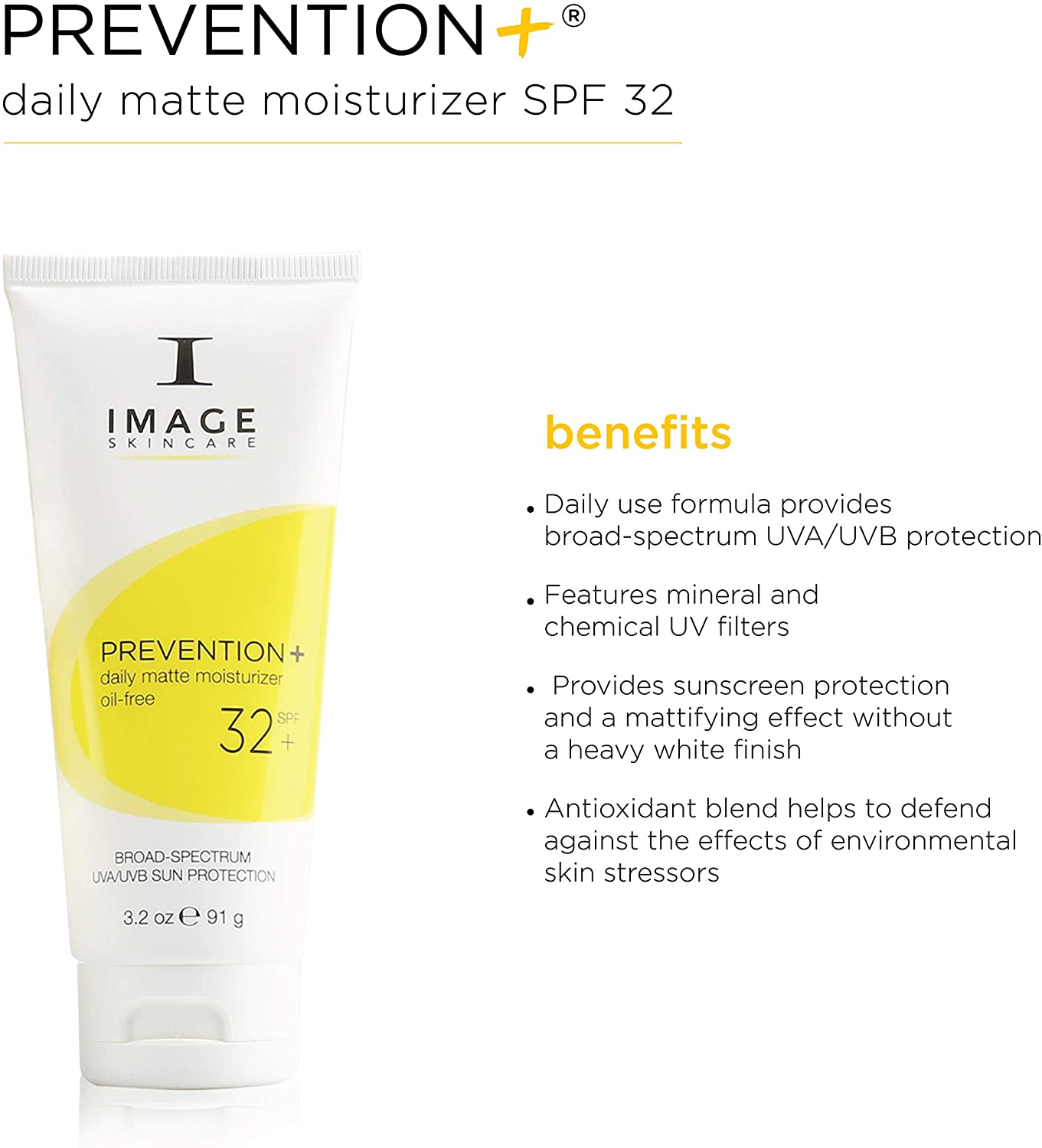 Prevention+ Daily Matte Moisturizer Oil-Free SPF 32 Sunscreen