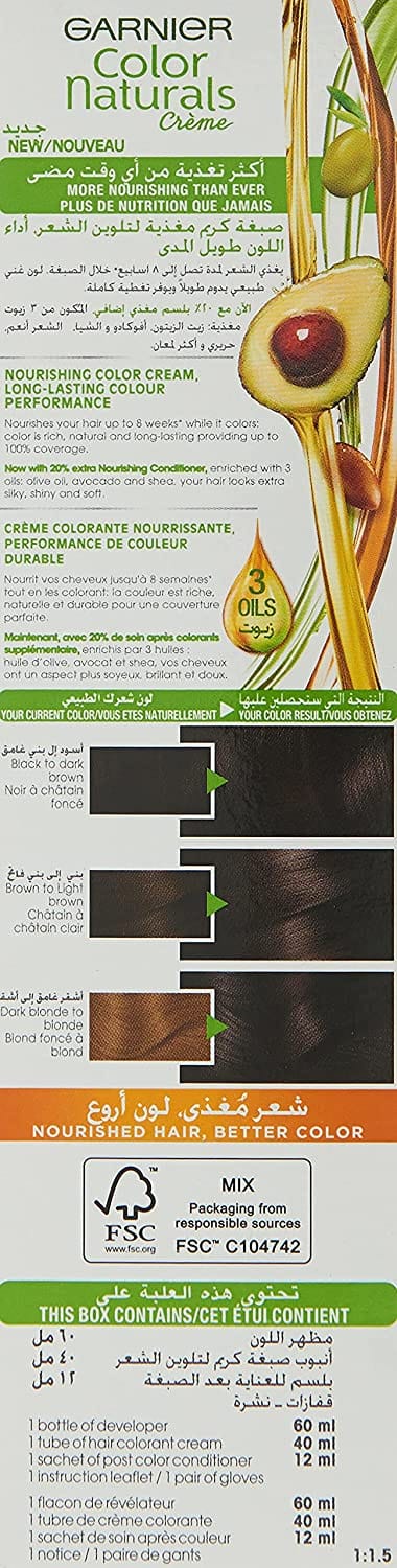 Hair Color Naturals 3 Dark Brown 110Ml