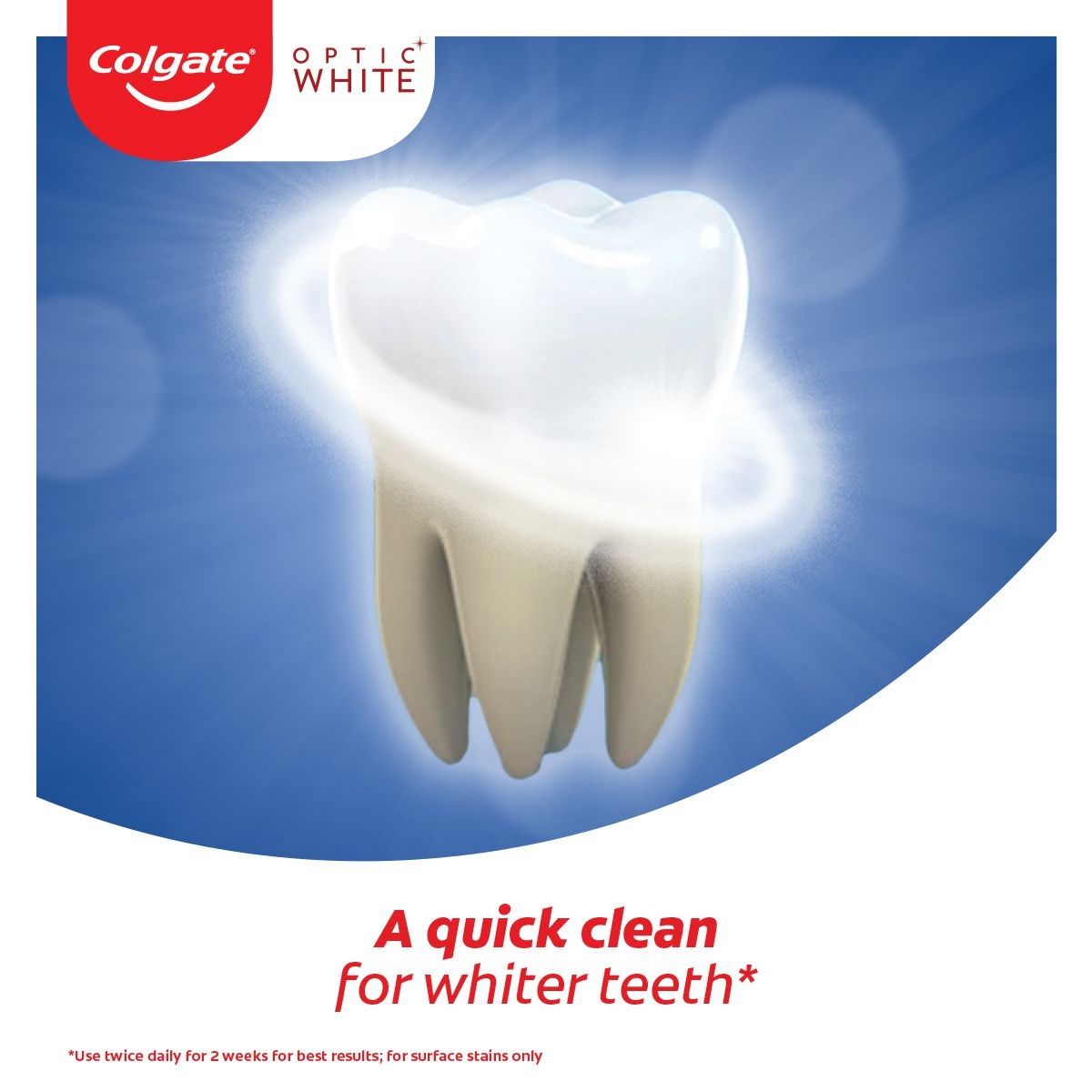 Colgate Optic White Instant Teeth Whitening Toothpaste,75ml