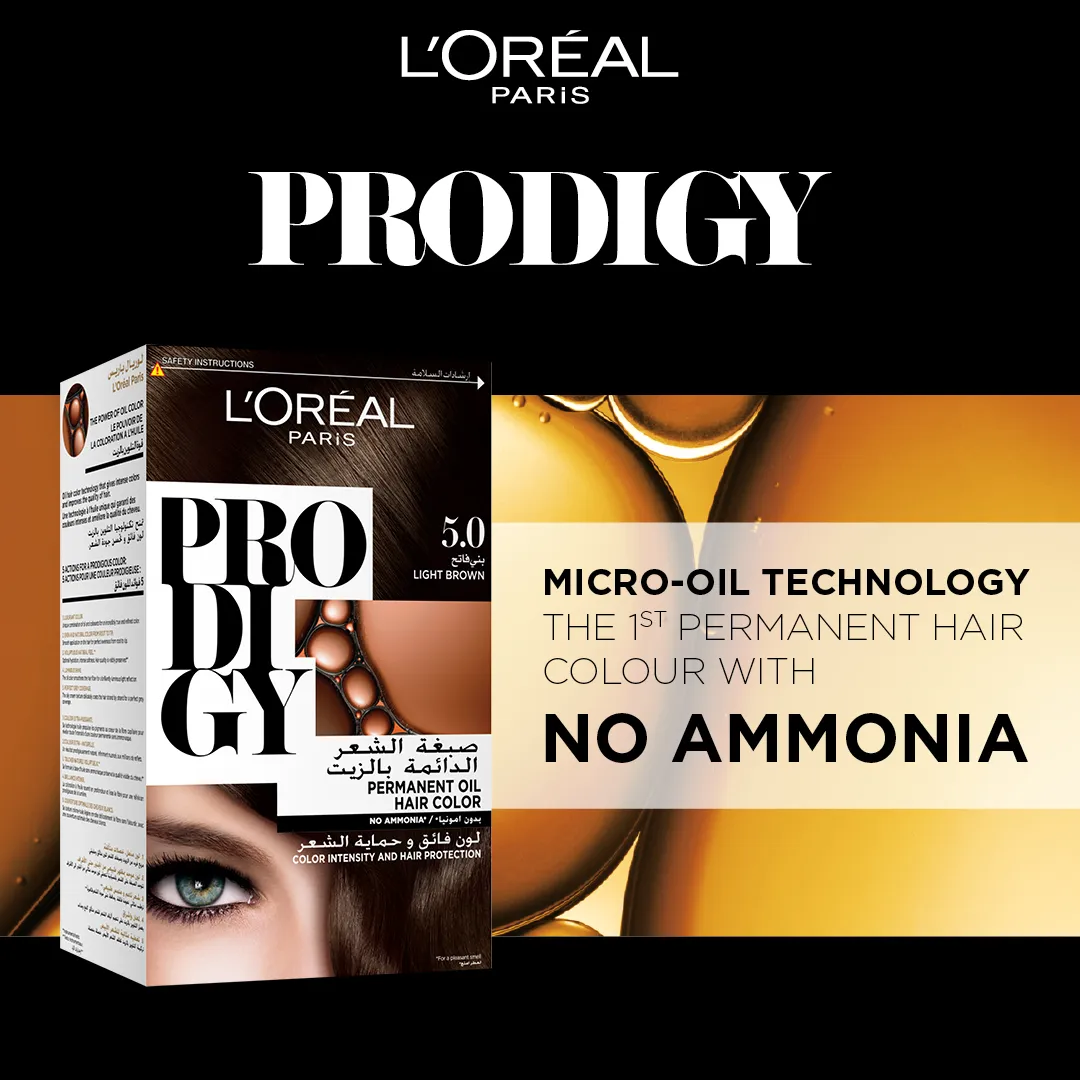 Prodigy Hair Color 5.0 Light Brown