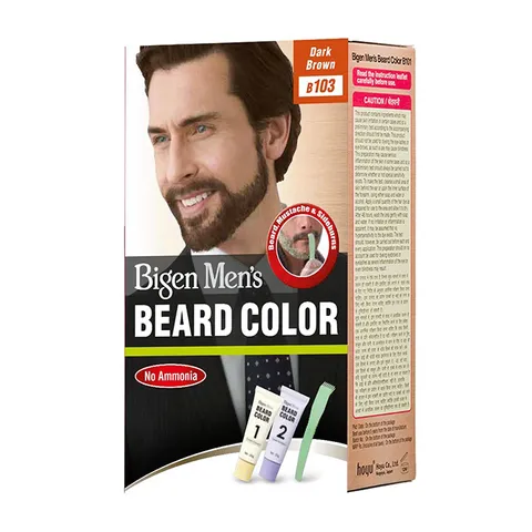 Men'S Beard Color Dark Brown B103