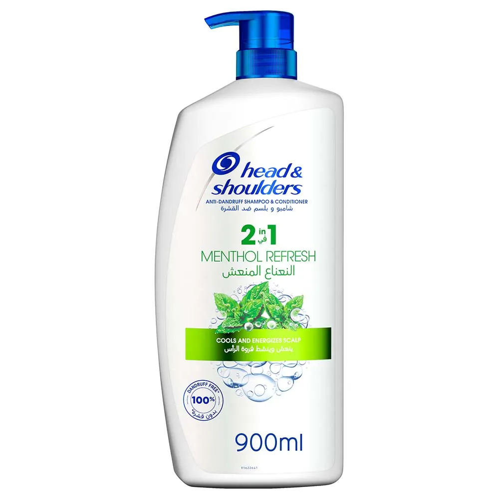Anti Dandruff Shampoo & Conditioner Menthol Refresh 900 Ml