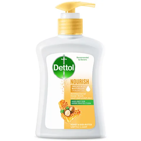 Nourish Anti-Bacterial Hand Wash 200 ml - Honey And Shea Butter